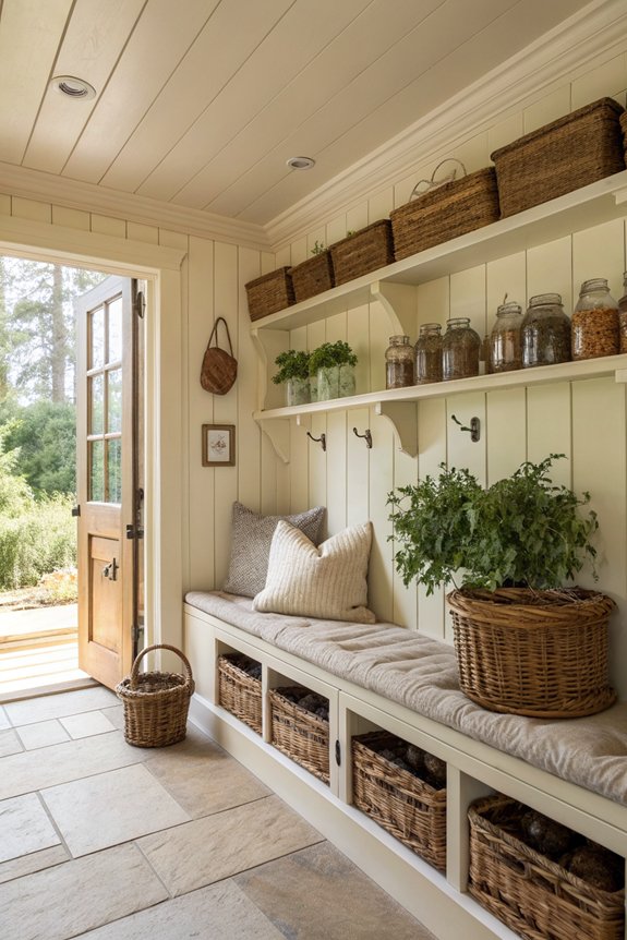 open shelving for accessibility