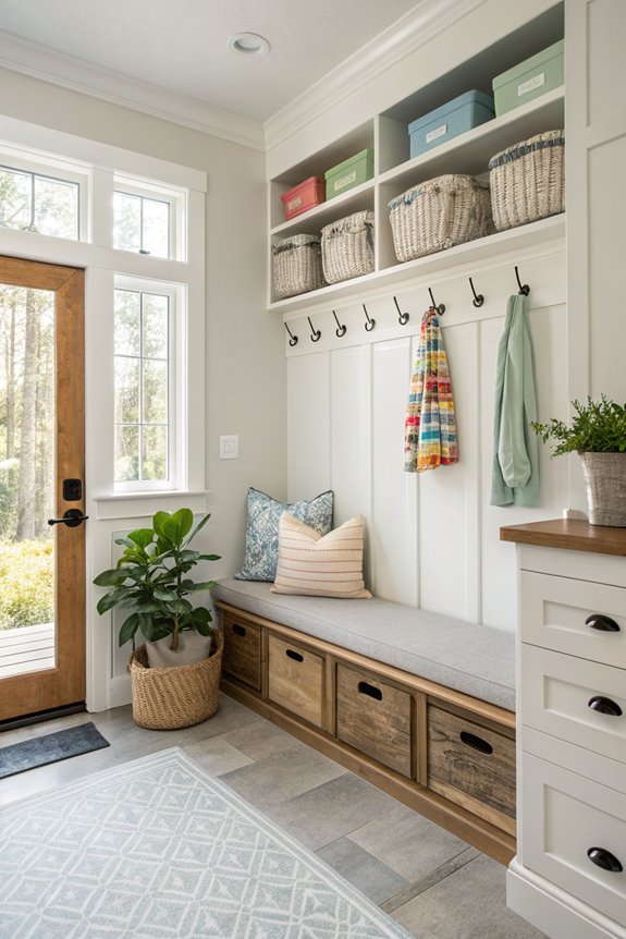 organize laundry supplies efficiently