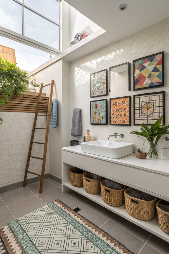 organized bathroom storage solutions