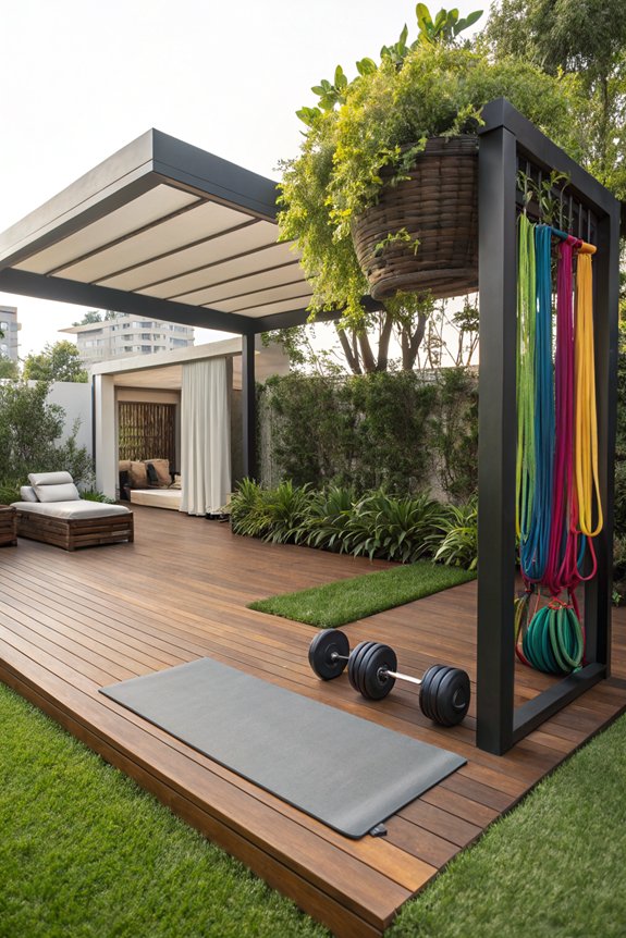 outdoor fitness space design