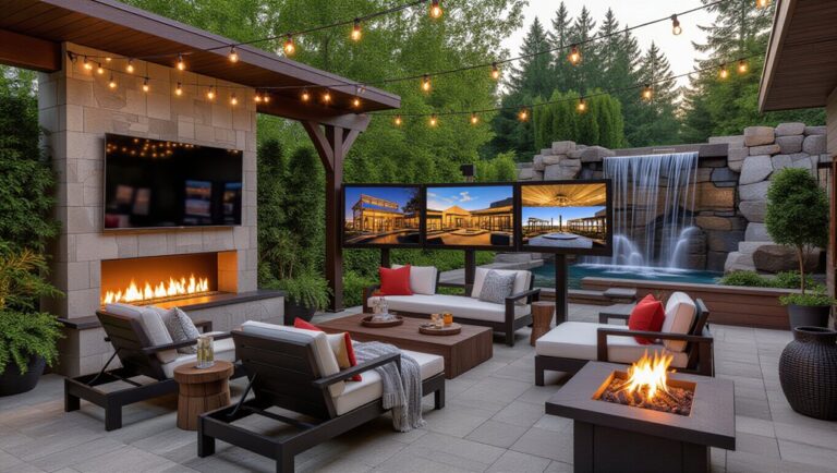 outdoor tv setup ideas