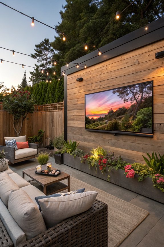 outdoor tv size considerations