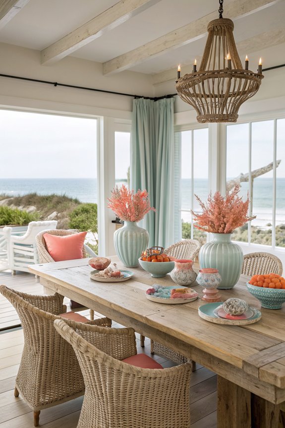 personalized coastal dining decor
