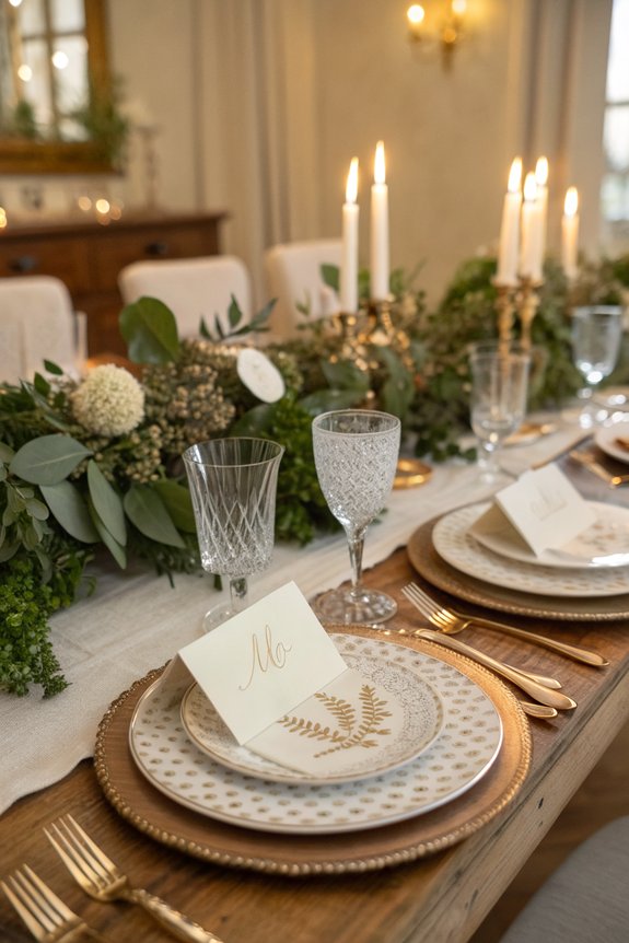 personalized dining table decor