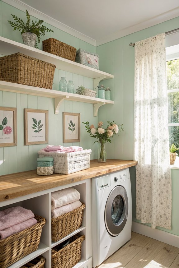 personalized laundry room decor