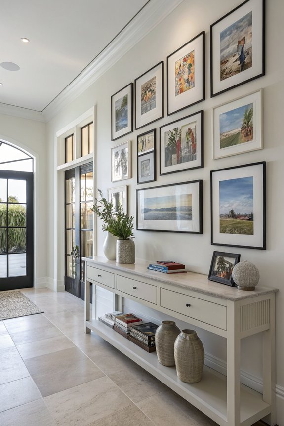 personalized memory gallery wall