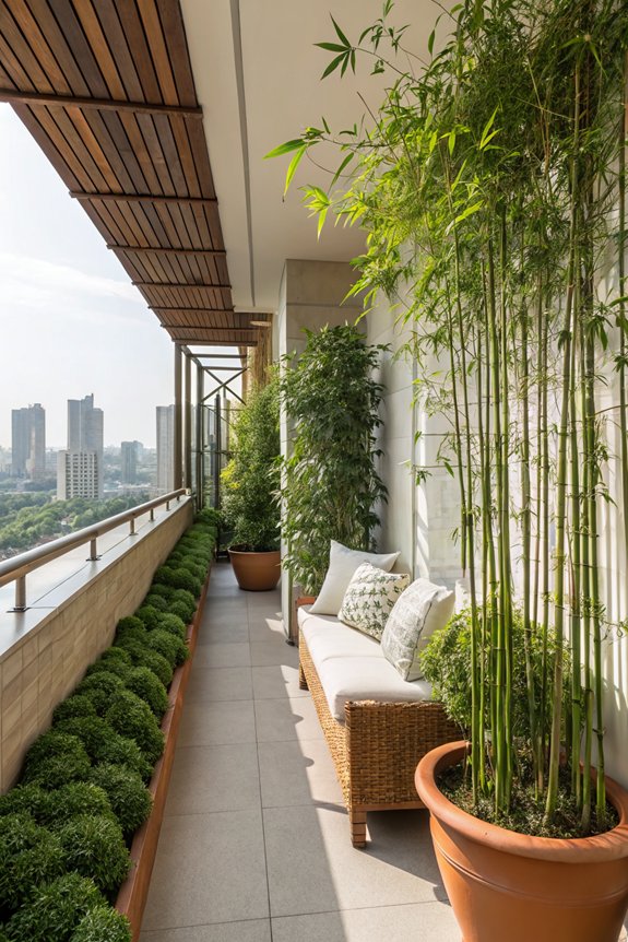 planters for balcony privacy