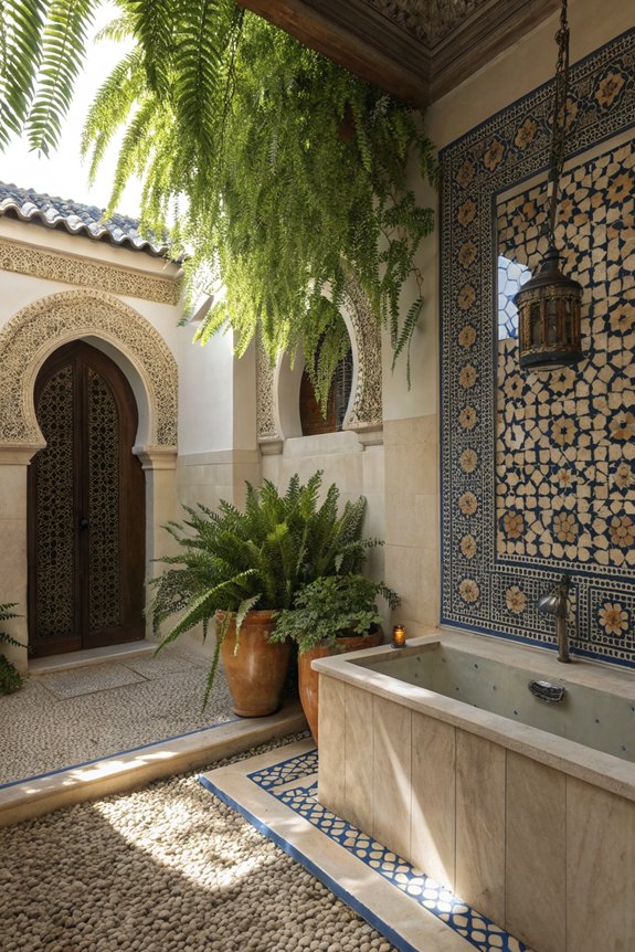 plants and stones tranquility