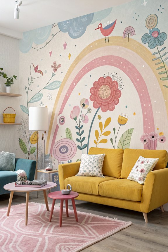 playful whimsical wall designs