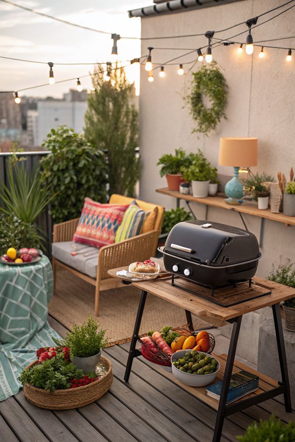 portable grill for convenience