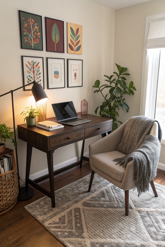 productive home office setup