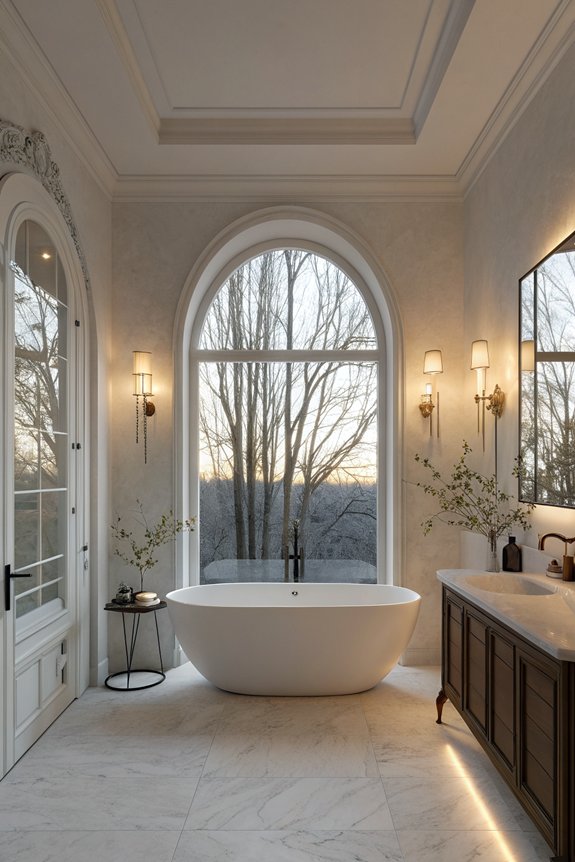 relaxing bathroom lighting options