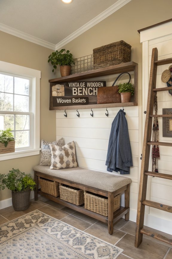 repurposed furniture for storage