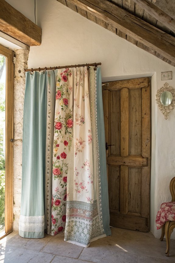 repurposed vintage fabric style