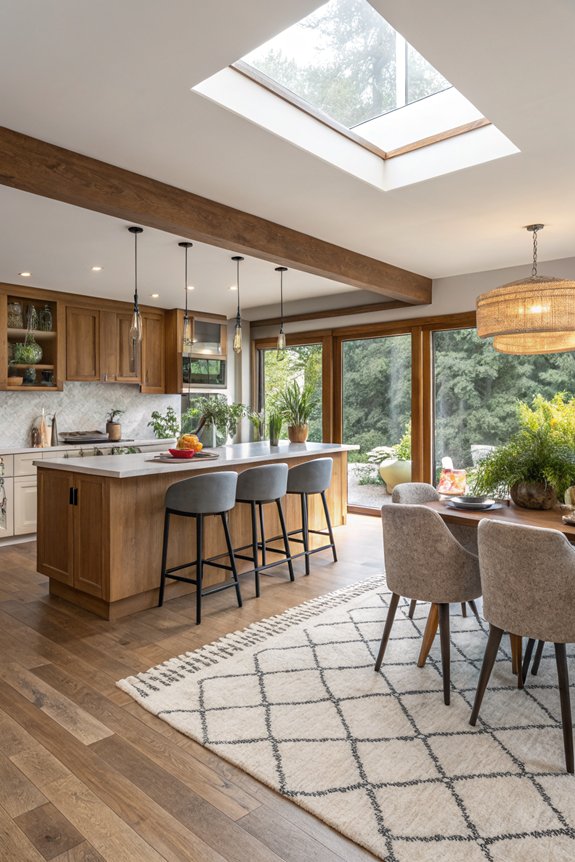 rugs define cozy spaces