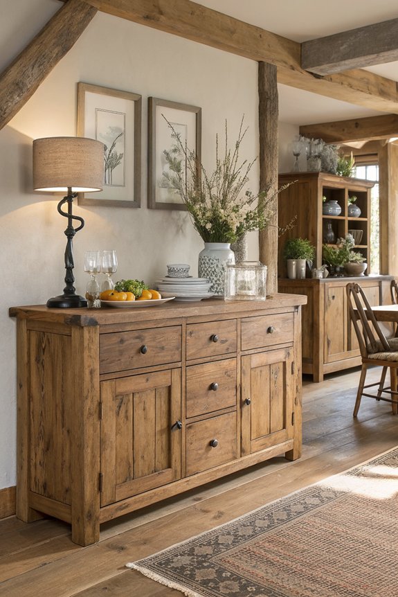 rustic charm for dining