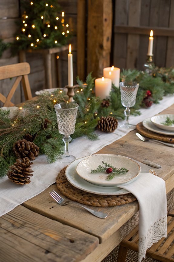 rustic cozy holiday gathering