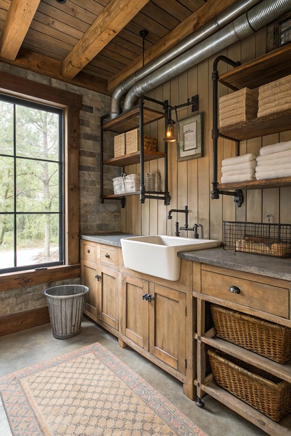 rustic modern industrial design