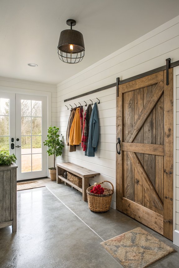 rustic sliding barn door