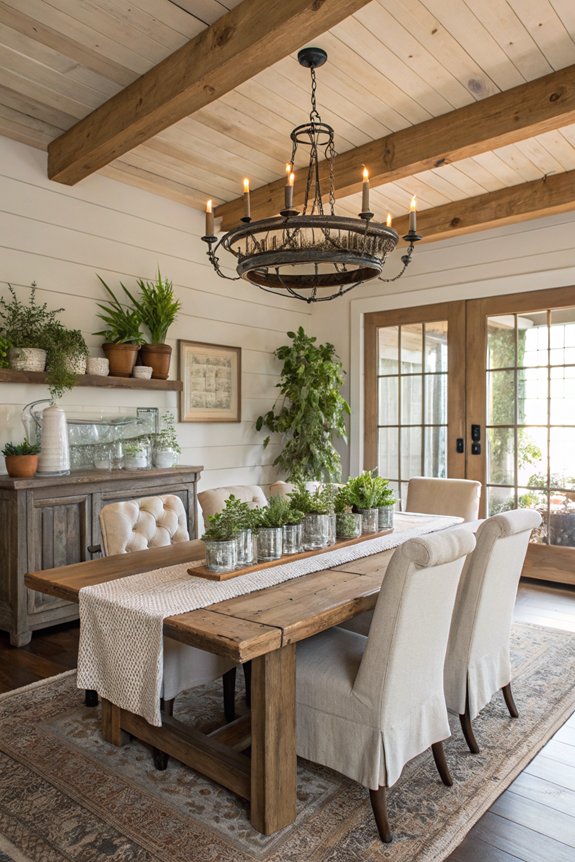 rustic warmth and charm