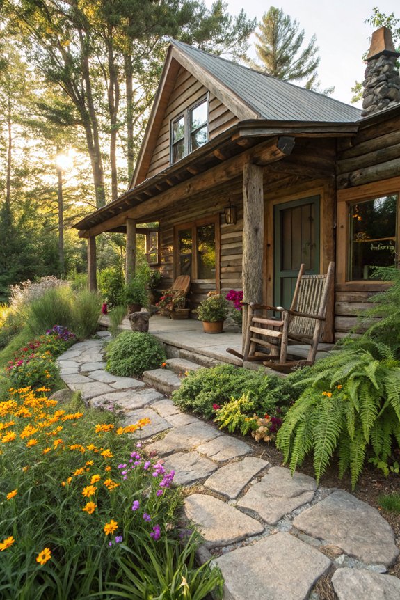 rustic wooden cabin retreat