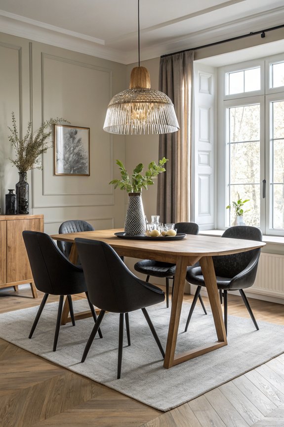 scandinavian minimalist dining chairs