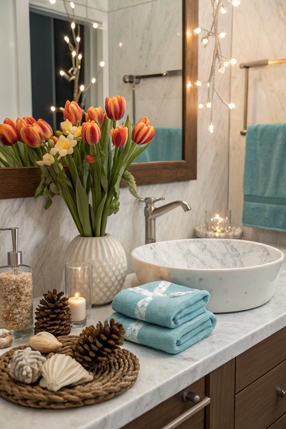 seasonal bathroom decor ideas