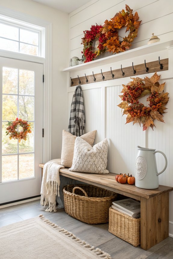 seasonal decor display area