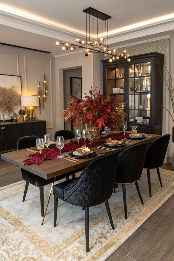 seasonal decor for dining