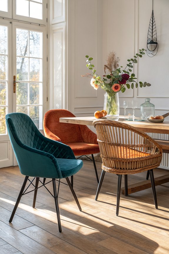 seasonal dining chair updates