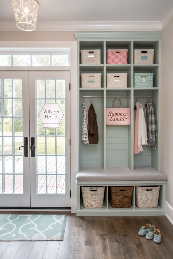 seasonal gear organization system