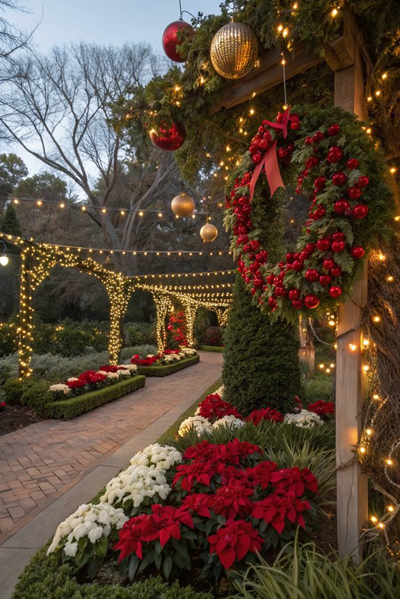 seasonal holiday floral arrangements