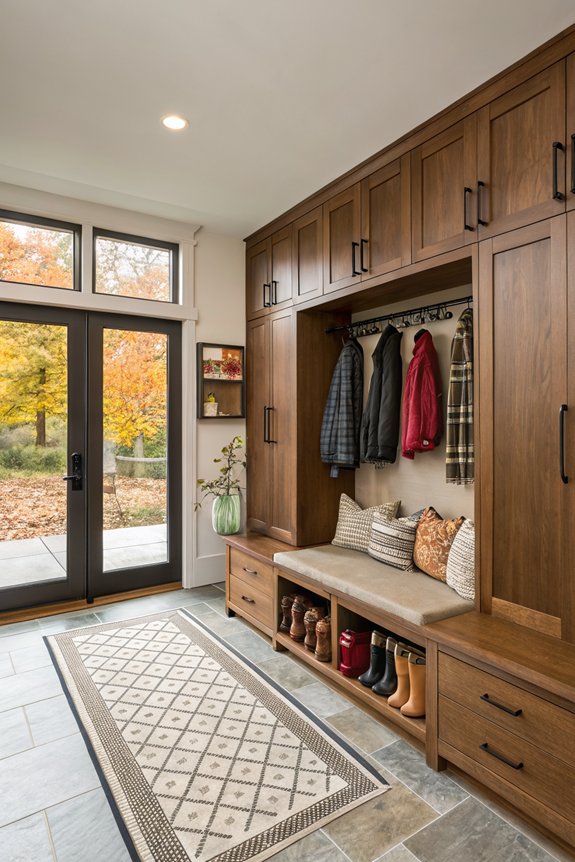 seasonal mudroom organization tips