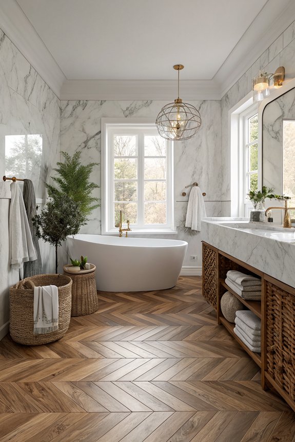 selecting ideal bathroom flooring