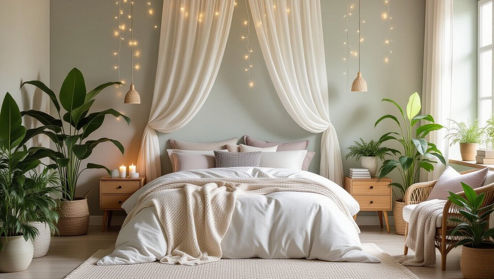 serene garden inspired bedroom designs