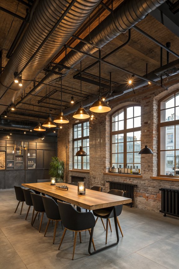 showcase industrial architectural elements