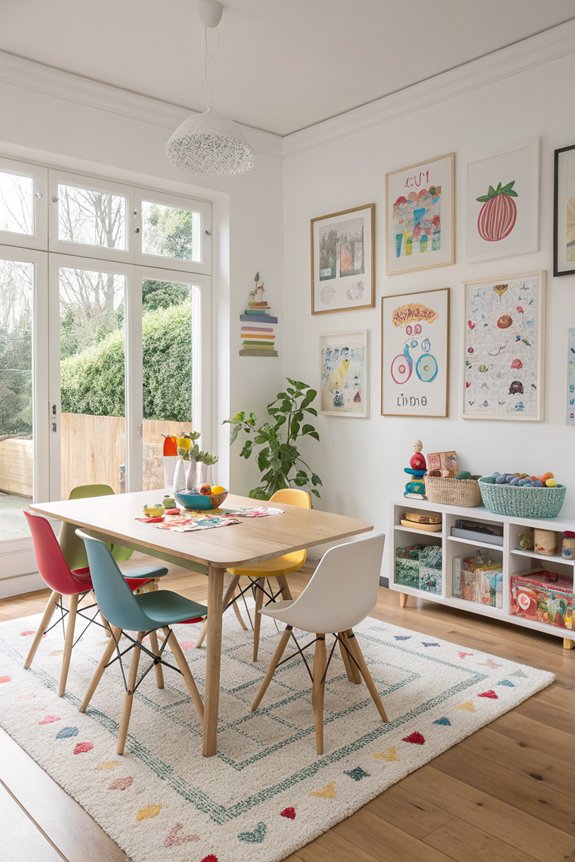 showcasing kids creative art