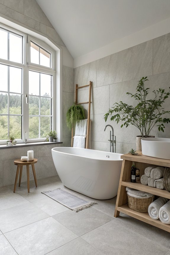 simple functional bathroom fixtures