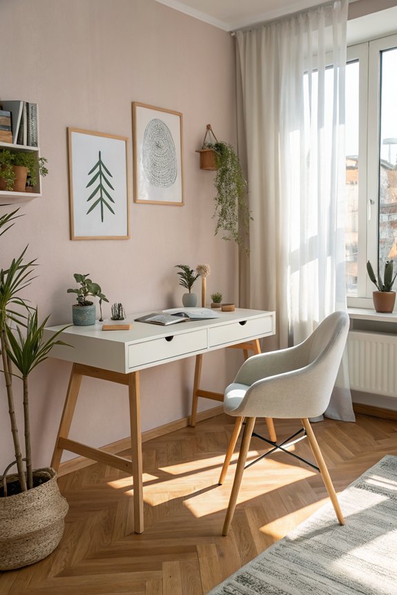 sleek minimalist office design