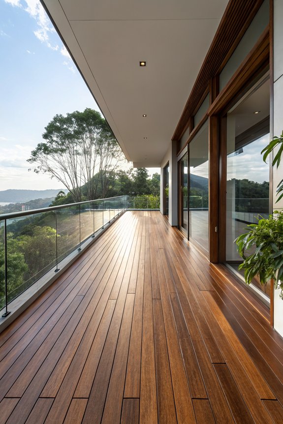 sleek modern wood finishes