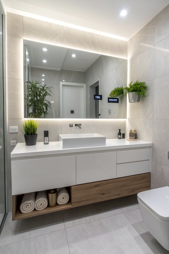 smart bathroom technology features