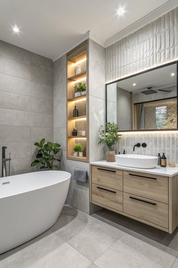 smart hidden bathroom storage