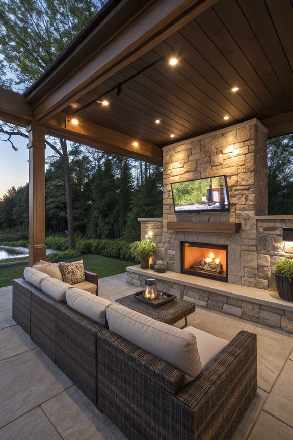 smart outdoor tv enhancements