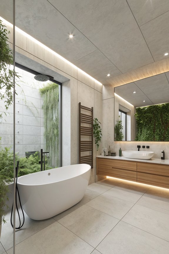 smart technology for minimalist bathrooms