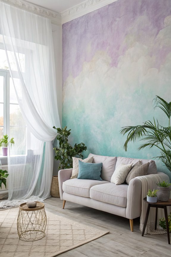 soft dreamy wall finish