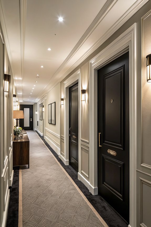 sophisticated hallway design tips
