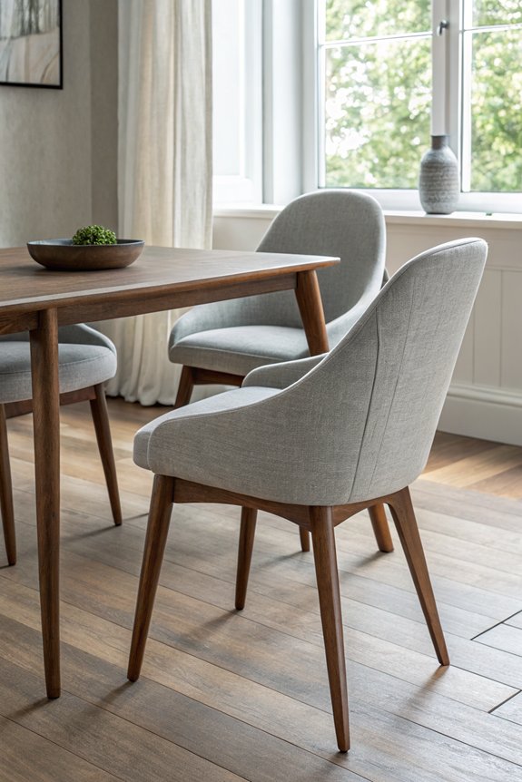sophisticated minimalist dining chairs