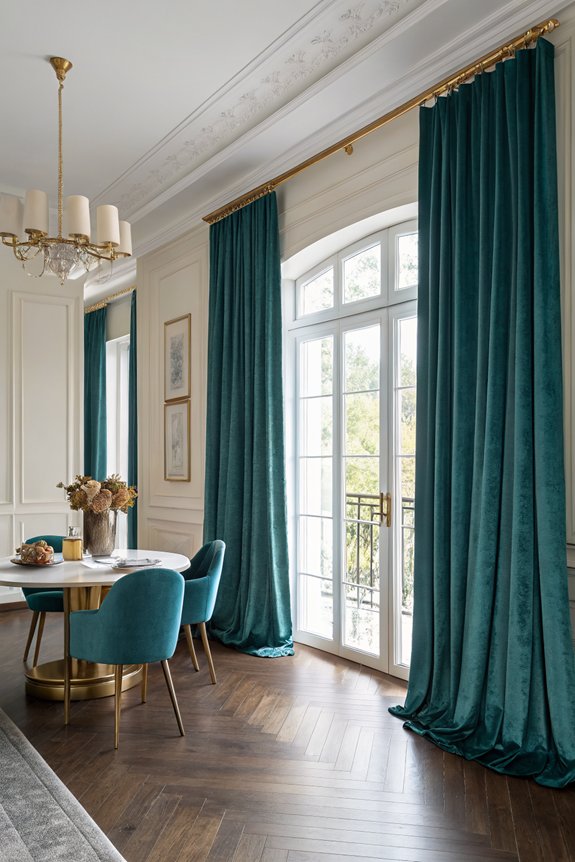 sound absorbing dining room curtains