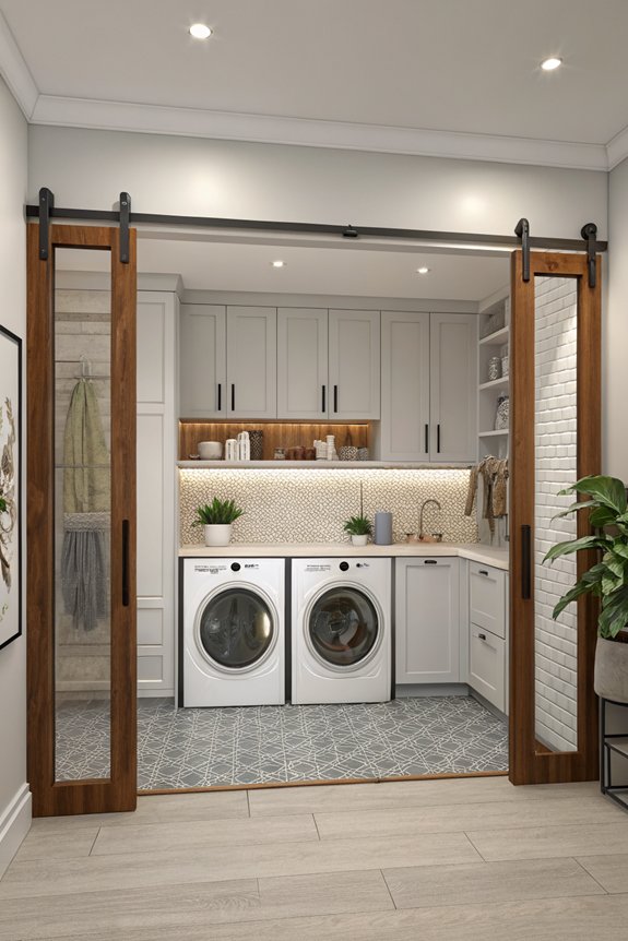 space saving sliding doors