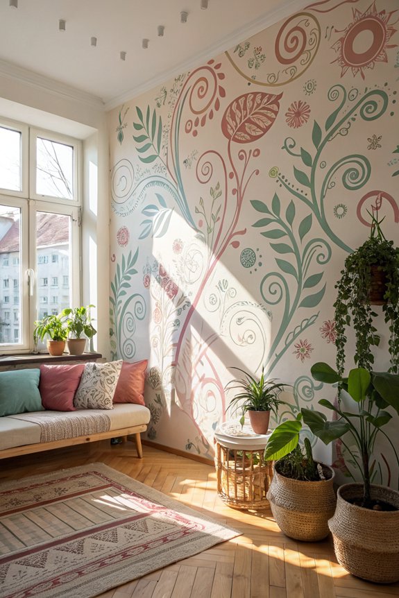 stenciling for unique patterns